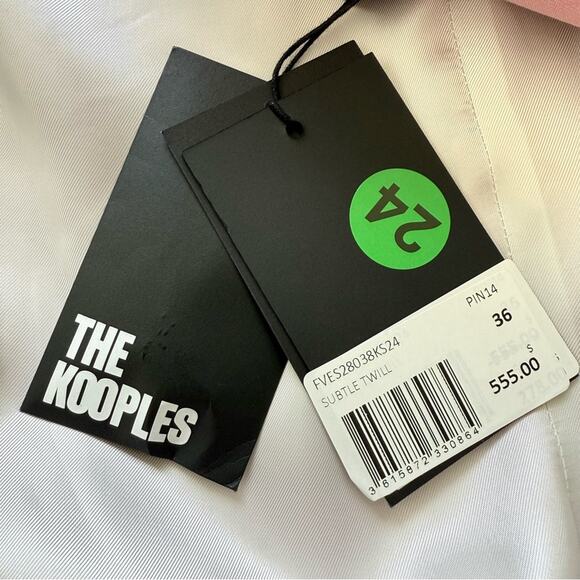 NWT!!! The Kooples women pink jacket size 36FR or 6 US Retail 555$ - Picture 7 of 10